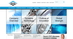 Desktop Screenshot of dana.com